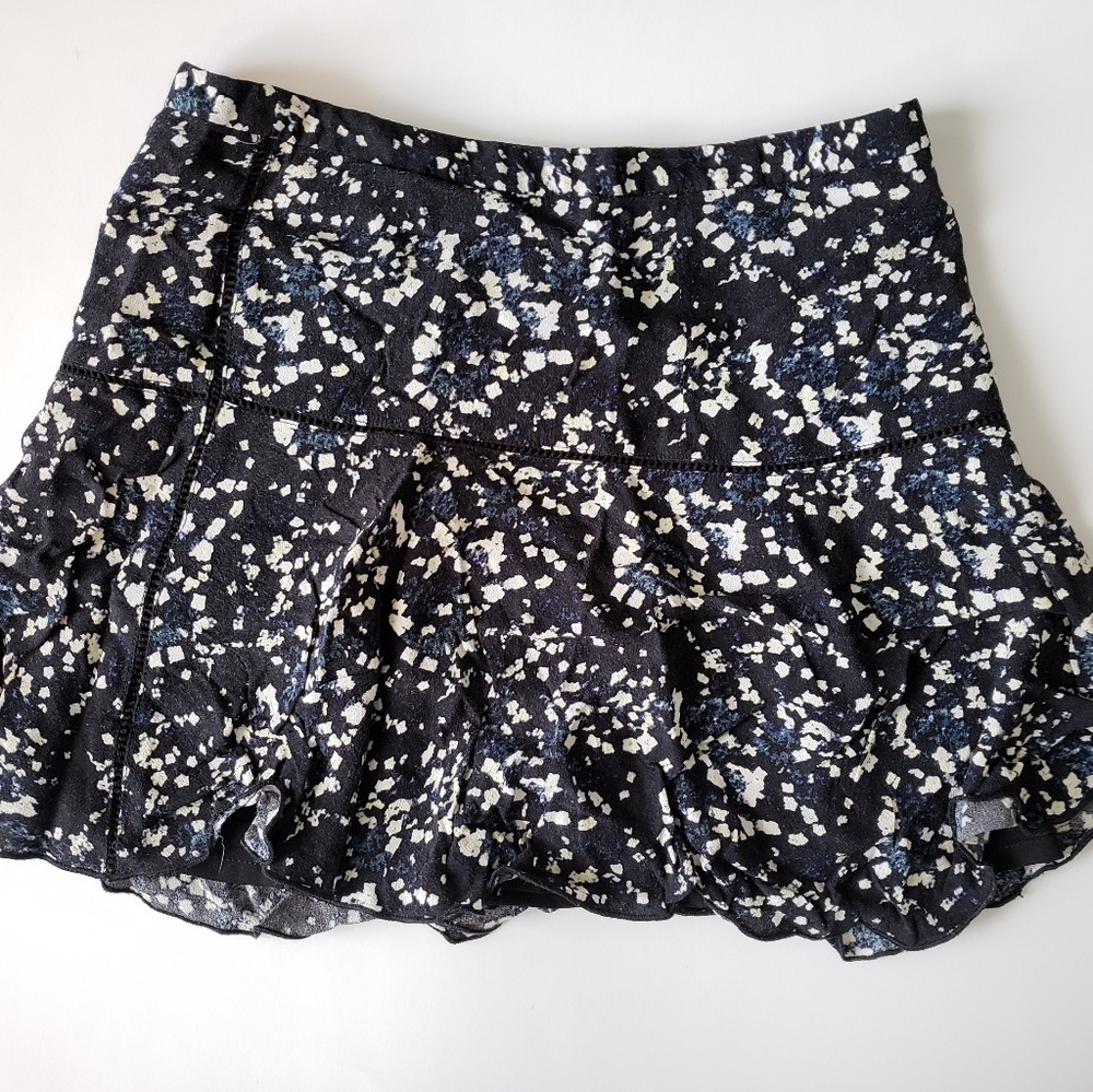 Aritzia Sunday Best Zelda Eyelet mini skirt 00